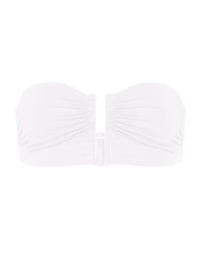 Eres Women's Show Bandeau Bikini Top In White
