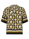 Eres Tube Geometric-print Short-sleeve Shirt In Multi