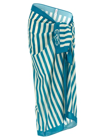 Eres Symbiose Cotton And Silk Beach Cover-up In Multi