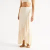 Eres Womens Beach Sarong Wrap In Off White In Neutral