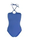 Eres Womens Blue One Piece Swimsuit In Blue