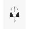 Eres Womens Ephemere Triangle Bikini Top Noir In Black