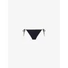 Eres Bikini Bottoms Tie-side Gold Accents In Blue