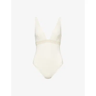 ERES WOMENS SABLE FIN SILLAGE PLUNGE-NECKLINE SWIMSUIT