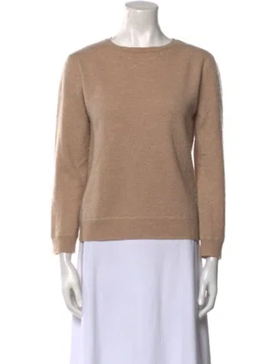 Pre-owned Eres Wool Bateau Neckline Sweater In Neutral