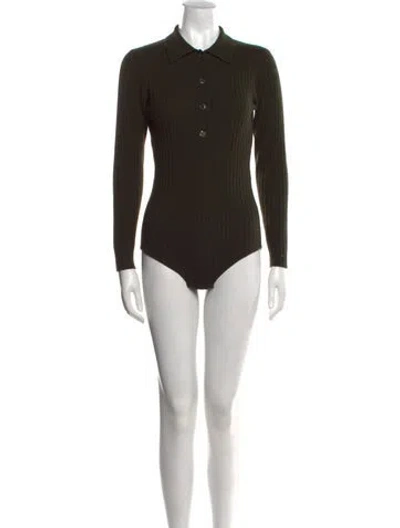 Pre-owned Eres Wool Crew Neck Sweater In Green