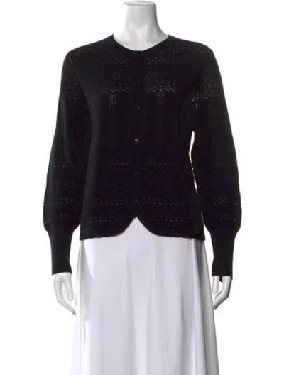 Pre-owned Eres Wool Crew Neck Sweater W/ Tags In Black
