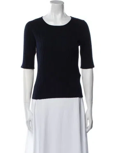 Pre-owned Eres Wool Scoop Neck Sweater W/ Tags In Multi