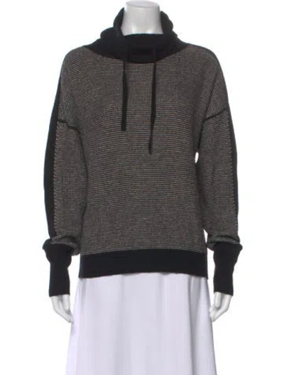 Pre-owned Eres Wool Striped Sweater In Black