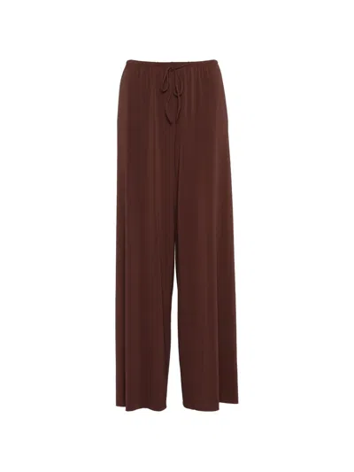 Eres Zélie Drawstring Trousers In Brown
