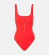 Eres Tribune Square-neck Swimsuit In Multicoloured