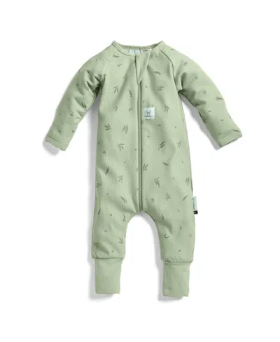 Ergopouch Baby Boys And Baby Girls Long Sleeve Romper 1.0 Tog In Green