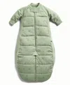 Ergopouch Baby Boys And Girls Jersey With Sleeves 3.5 Tog Sleeping Sack In Willow