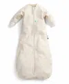 Ergopouch Baby Jersey With Sleeves 1.0 Tog Sleeping Sack In Oatmeal