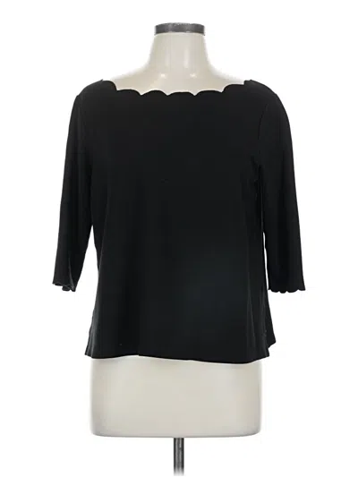 Pre-owned Eri + Ali 3/4 Sleeve T-shirt In Black