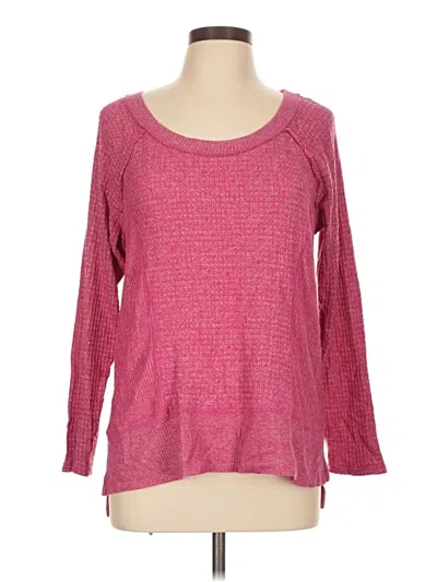 Pre-owned Eri + Ali 3/4 Sleeve T-shirt In Pink