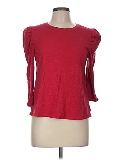 Pre-owned Eri + Ali 3/4 Sleeve T-shirt In Red