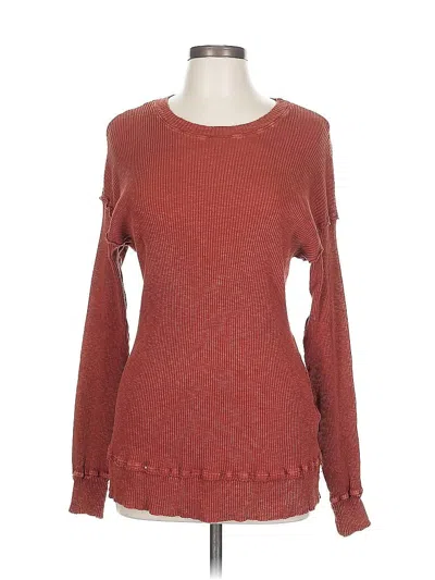 Pre-owned Eri + Ali Casual Dress In Burgundy