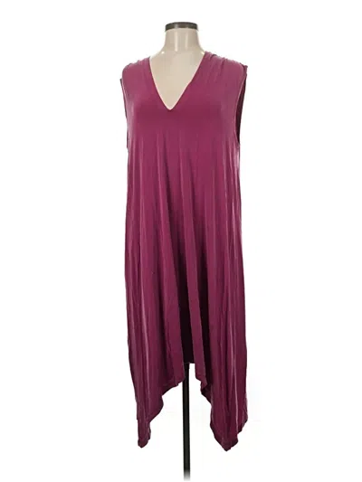 Pre-owned Eri + Ali Casual Dress In Burgundy