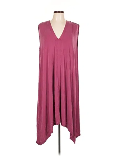 Pre-owned Eri + Ali Casual Dress In Burgundy