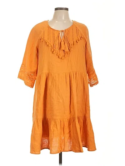 Pre-owned Eri + Ali Casual Dress In Orange