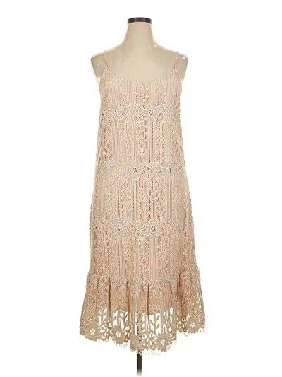 Pre-owned Eri + Ali Cocktail Dress In Tan