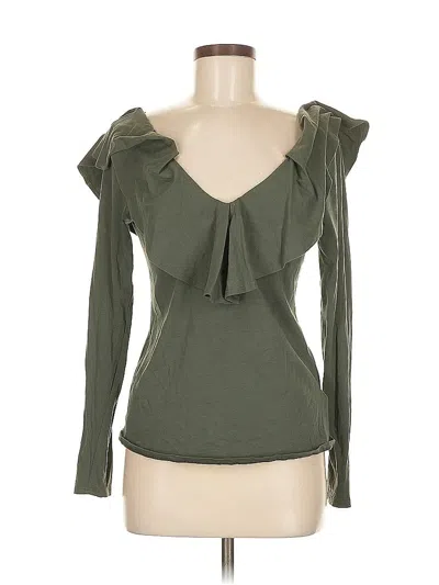 Pre-owned Eri + Ali Long Sleeve T-shirt In Green