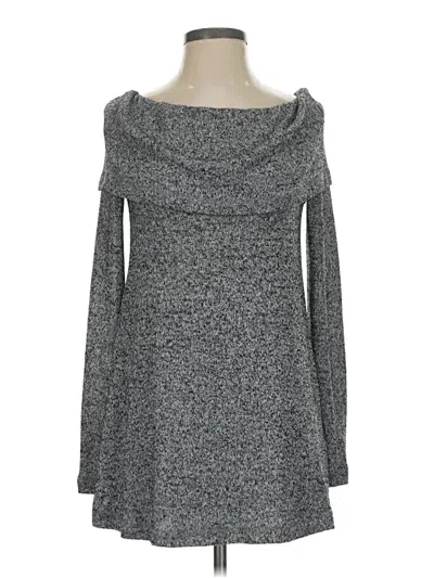 Pre-owned Eri + Ali Long Sleeve Turtleneck In Gray