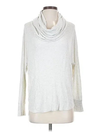 Pre-owned Eri + Ali Long Sleeve Turtleneck In Silver