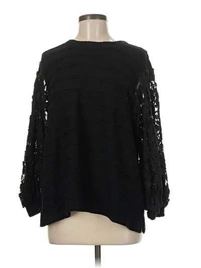 Pre-owned Eri + Ali Pullover Sweater In Black