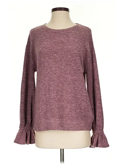 Pre-owned Eri + Ali Pullover Sweater In Burgundy