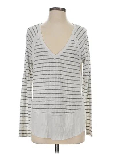 Pre-owned Eri + Ali Pullover Sweater In Silver