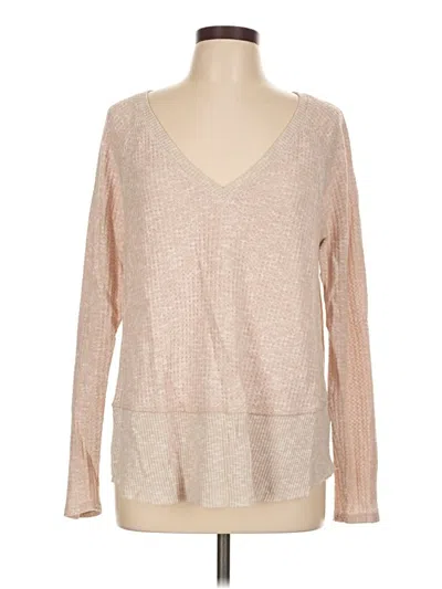 Pre-owned Eri + Ali Pullover Sweater In Tan