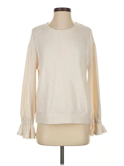 Pre-owned Eri + Ali Pullover Sweater In White