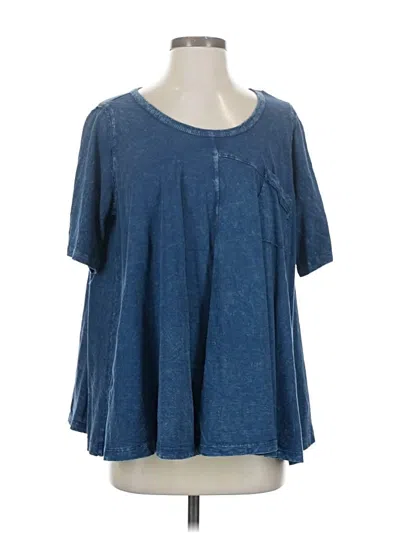Pre-owned Eri + Ali Short Sleeve T-shirt In Blue