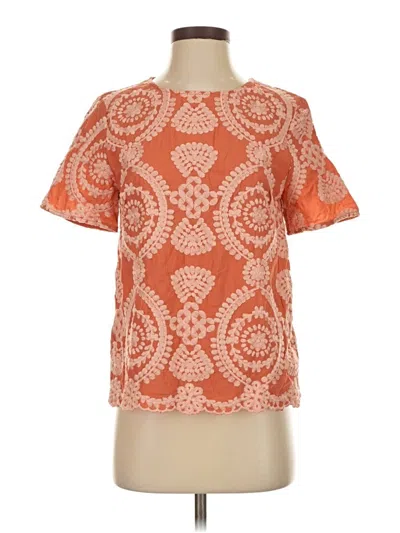 Pre-owned Eri + Ali Short Sleeve T-shirt In Orange