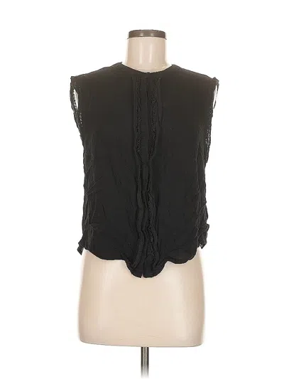Pre-owned Eri + Ali Sleeveless Blouse In Black