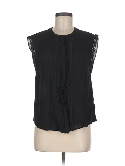 Pre-owned Eri + Ali Sleeveless Blouse In Black