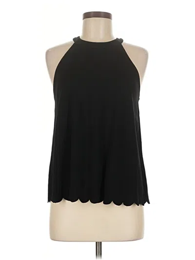 Pre-owned Eri + Ali Sleeveless Blouse In Black