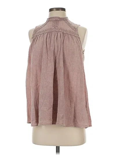 Pre-owned Eri + Ali Sleeveless Blouse In Brown
