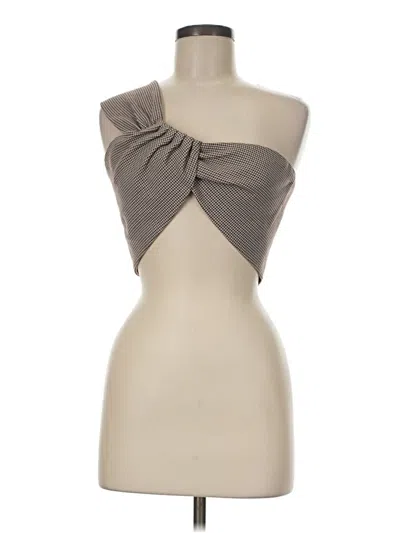 Pre-owned Eri + Ali Sleeveless Blouse In Gray