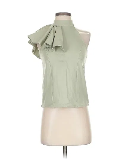Pre-owned Eri + Ali Sleeveless Blouse In Green