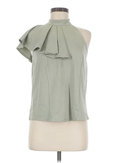 Pre-owned Eri + Ali Sleeveless Blouse In Green
