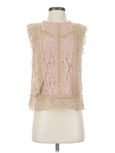 Pre-owned Eri + Ali Sleeveless Blouse In Pink