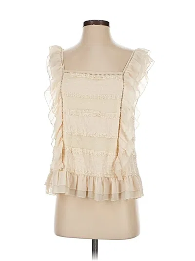Pre-owned Eri + Ali Sleeveless Blouse In White