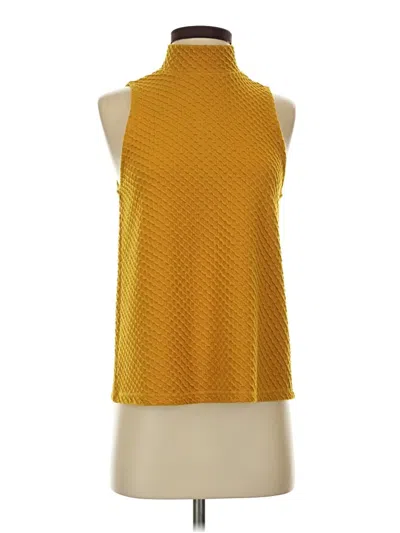 Pre-owned Eri + Ali Sleeveless Blouse In Yellow