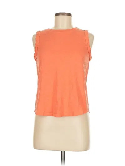 Pre-owned Eri + Ali Sleeveless T-shirt In Orange