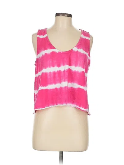 Pre-owned Eri + Ali Tank Top Pink Halter Neckline Tops