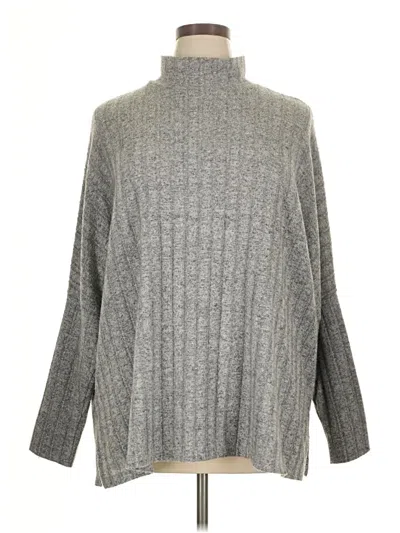 Pre-owned Eri + Ali Turtleneck Sweater In Gray