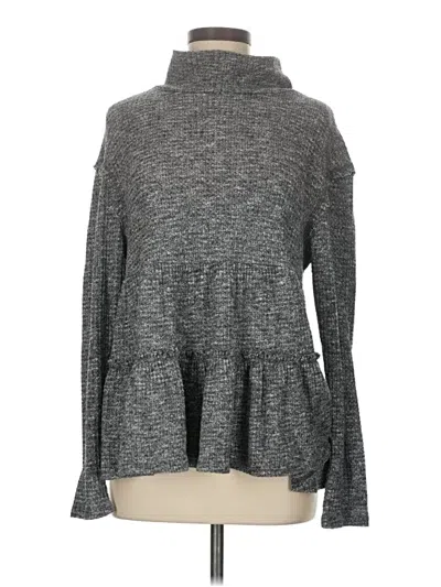 Pre-owned Eri + Ali Turtleneck Sweater In Gray